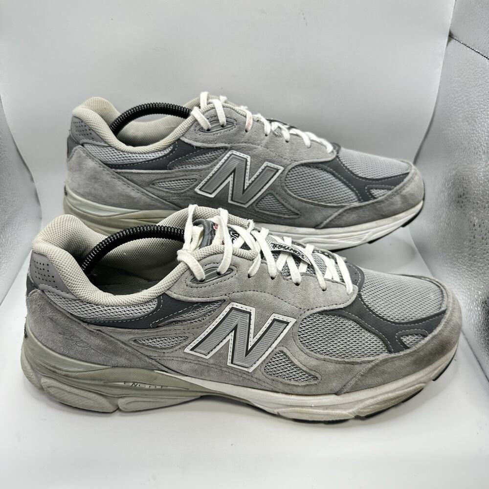 New Balance USA 990 v3 ‘Made In The USA’ Gray Sneaker W990GL3 Men’s | Size 12 US - Picture 2 of 8